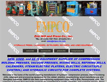 Tablet Screenshot of empco-inc.com